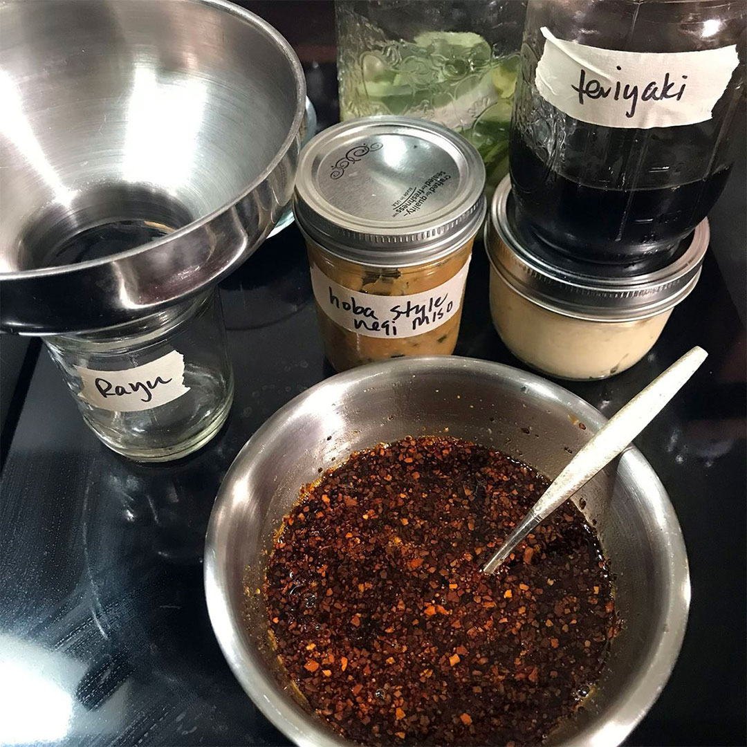 Seven Sauces for a Japanese Tasting Menu