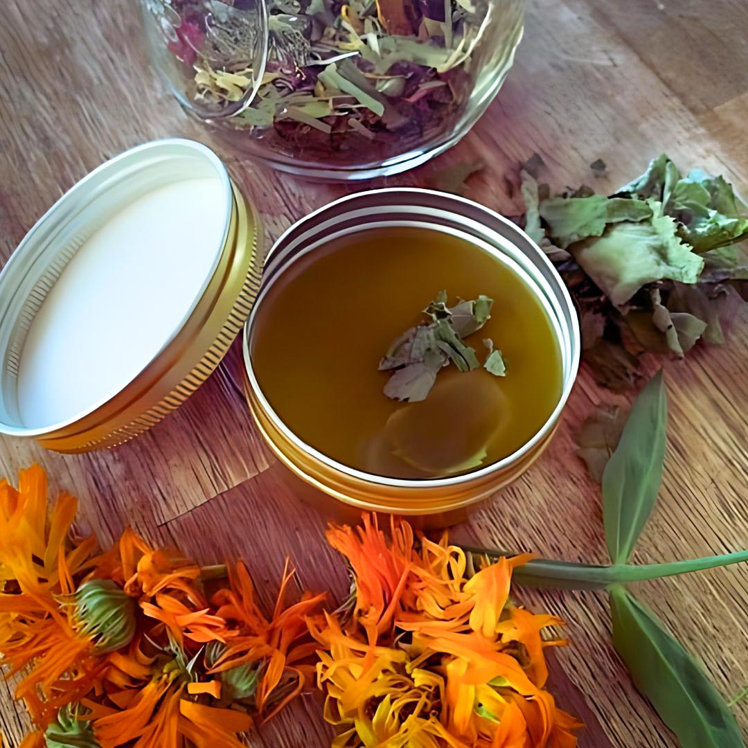 Kitchen Medicine: Herbal Salve and Tea for Gifting
