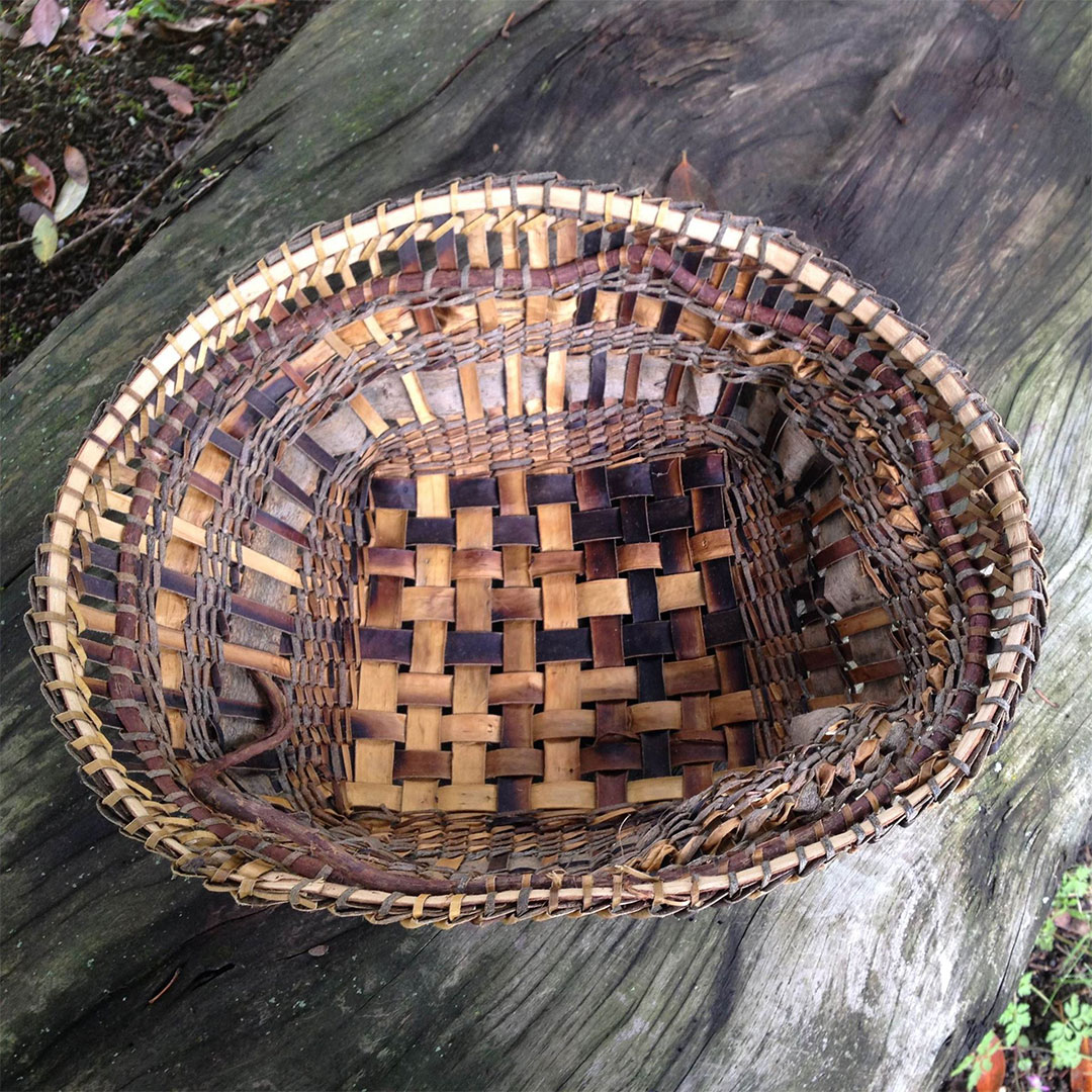 Basketry: Willow Bark Bowl