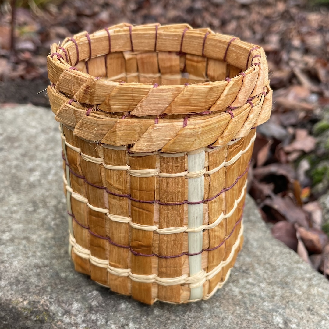 Basketry: Triple-Wall Cedar Basket