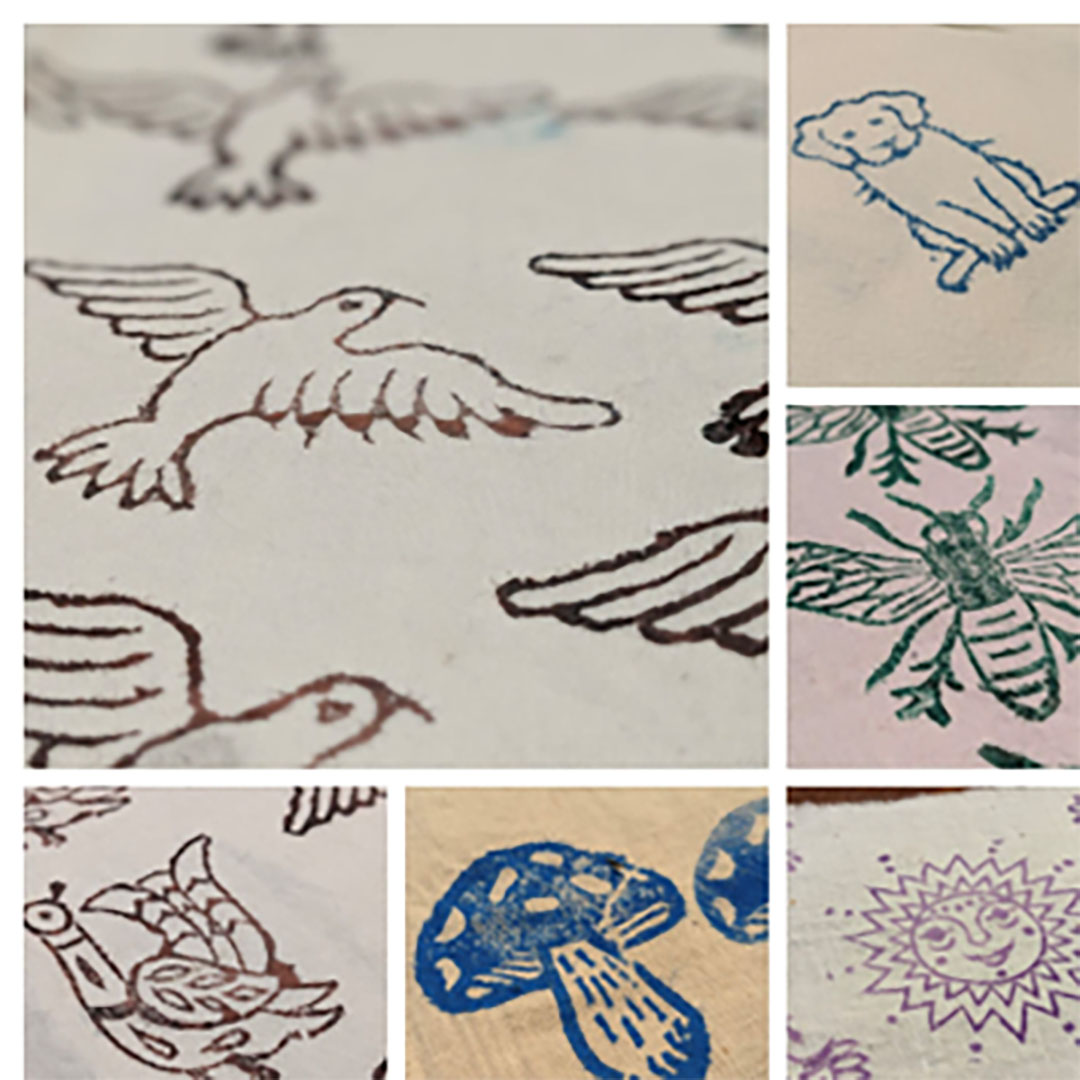 Block Printing with Indian Wood Blocks