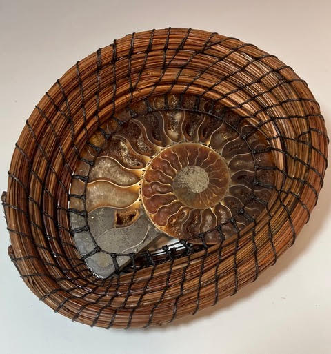 Intermediate Basket Coiling with Pine Needles