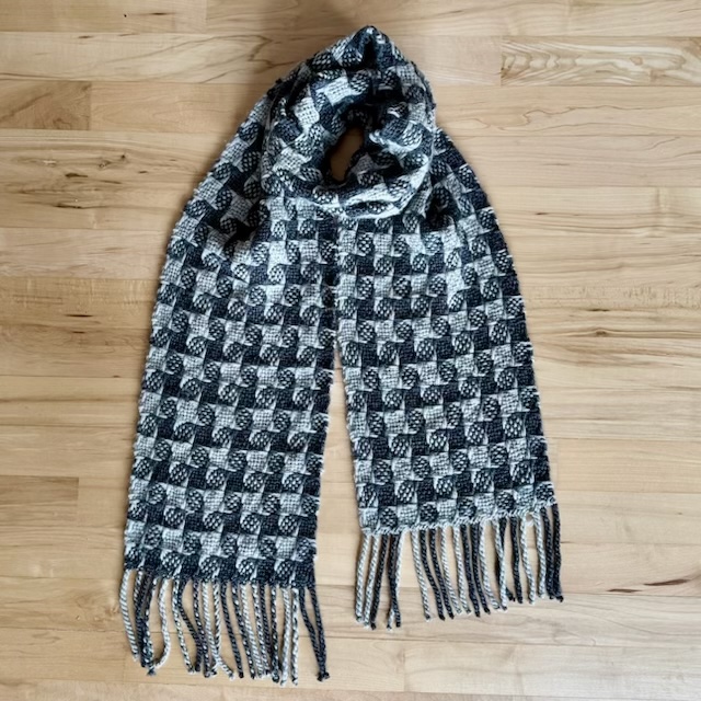 Weave a Merino Pinwheel Scarf
