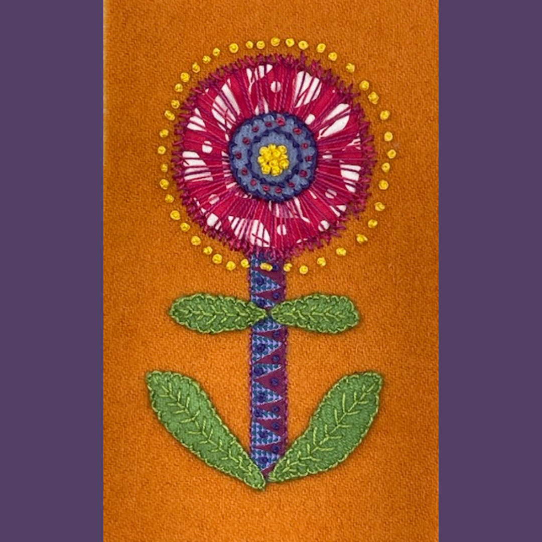 Summer Youth: Textured Embroidery on Wool (Ages 10-14)