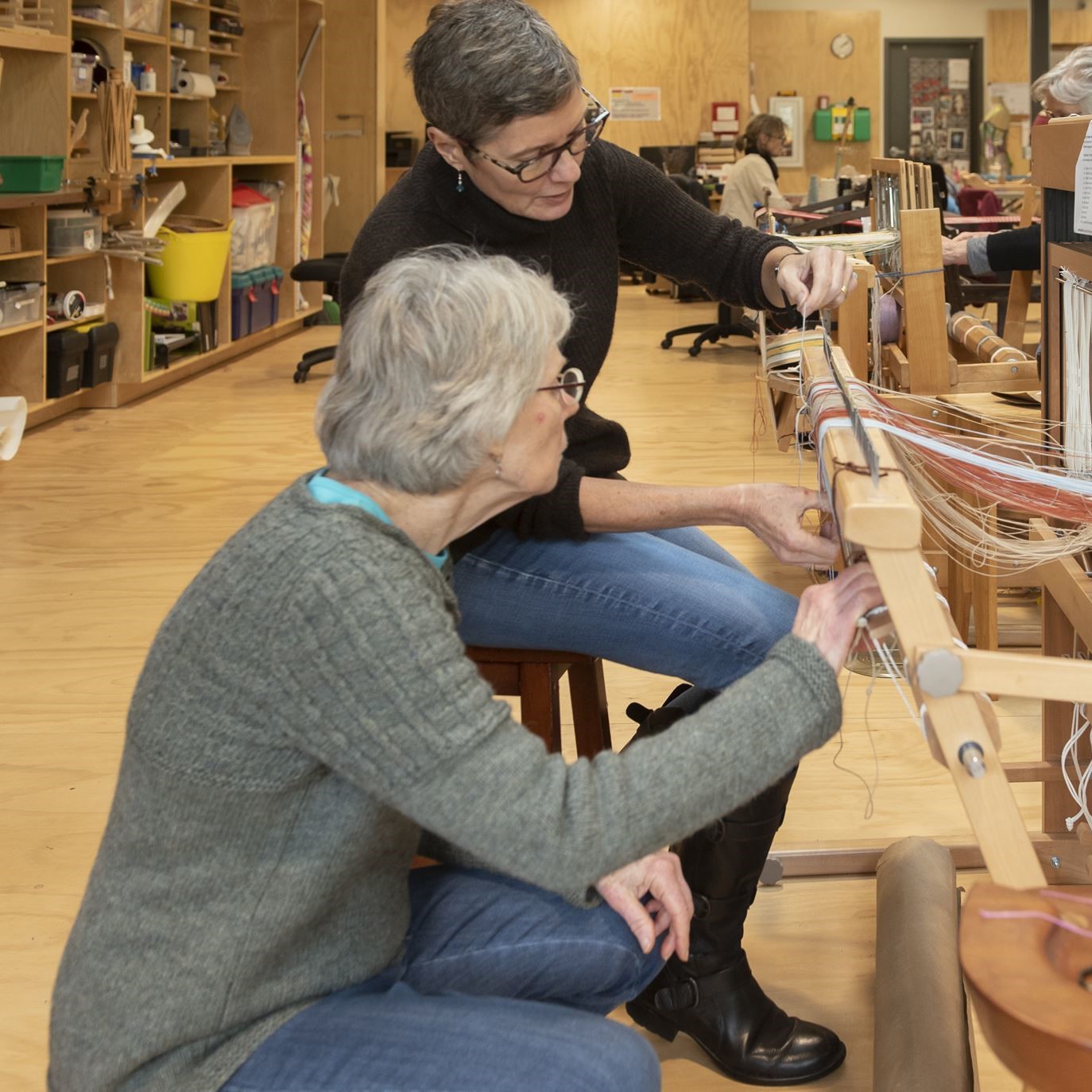Fiber Arts Teacher, Liaison and Volunteer Training