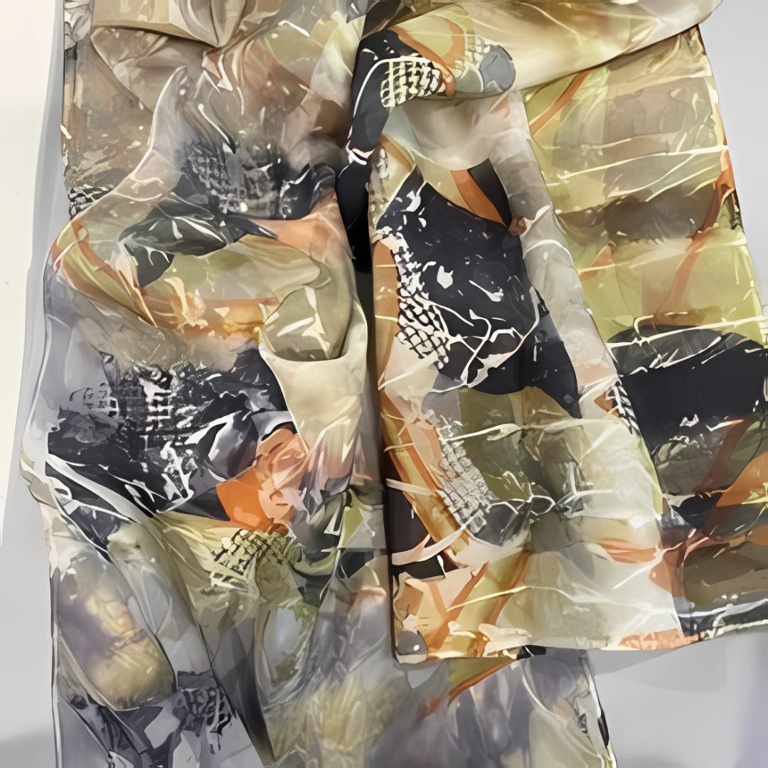 Try It! Transfer Print a Silk Scarf from Men’s Ties