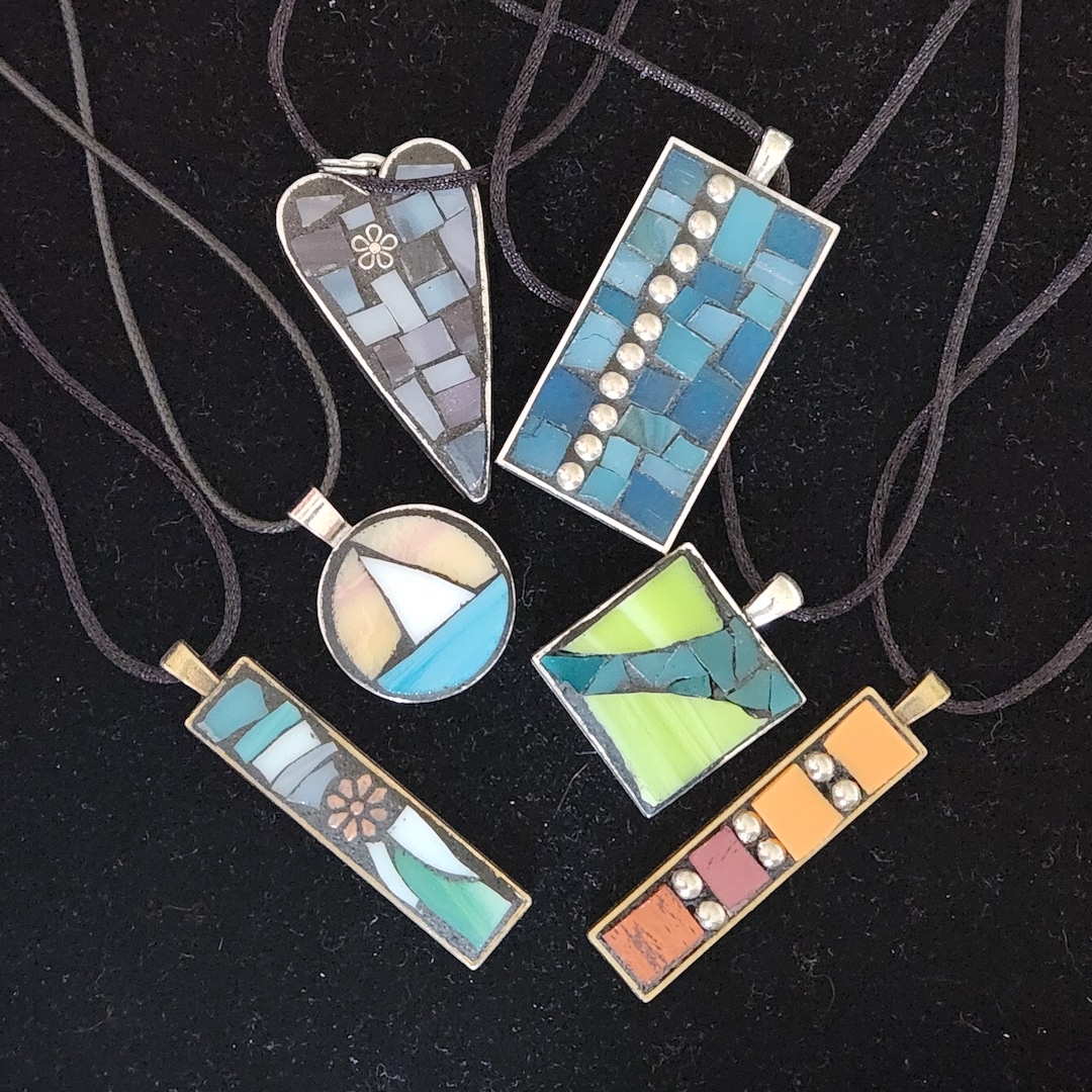 Introduction to Glass Mosaic Jewelry: Pendants