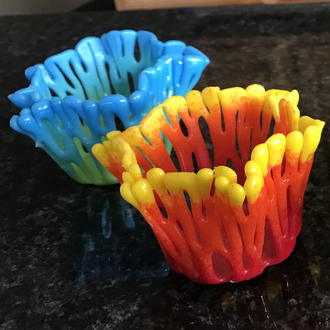 Coral Candle Glass Votives