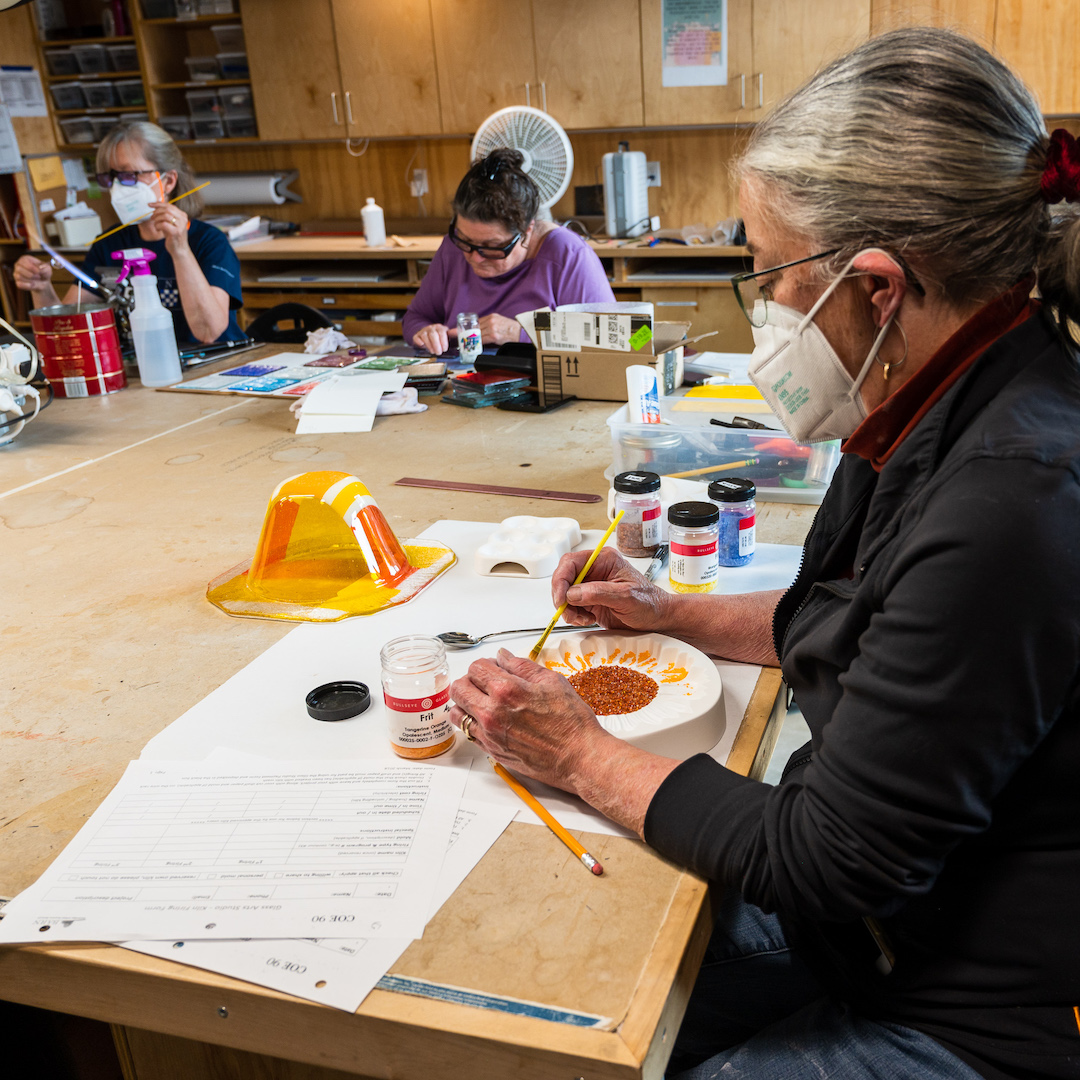Guided Open Studio: Frit and Foliage