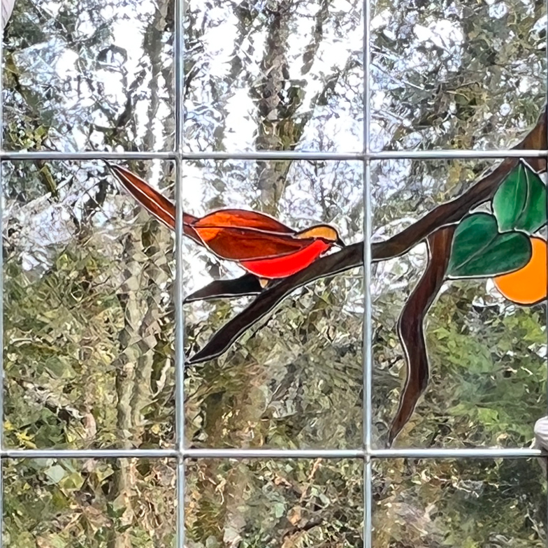 Combining Leaded Glass and Copper Foil