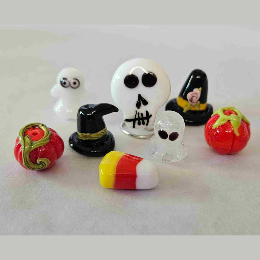 Lampworking Beads for Halloween