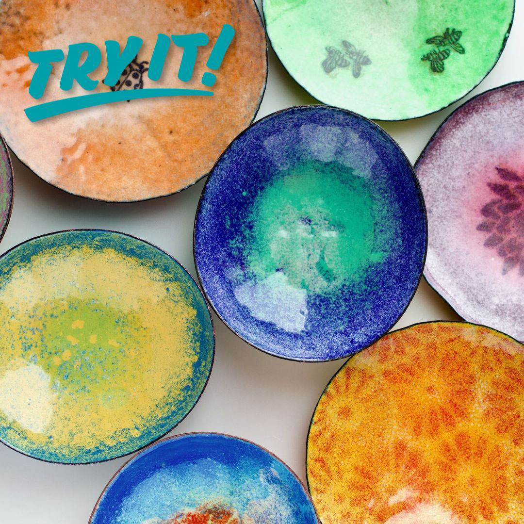 Try It! Enameled Jewelry Dish