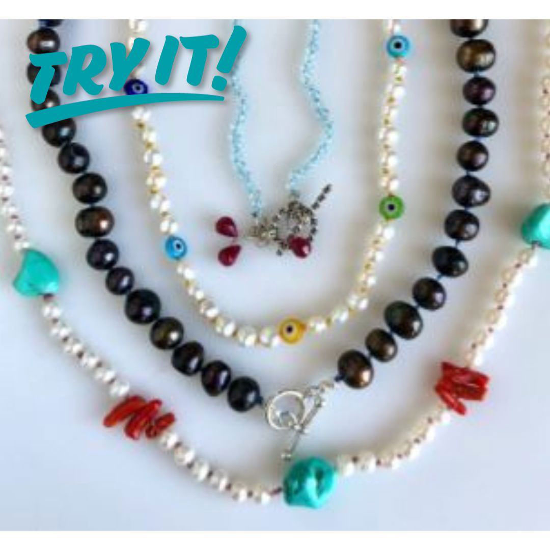 Try It! Pearl and Gemstone Knotting