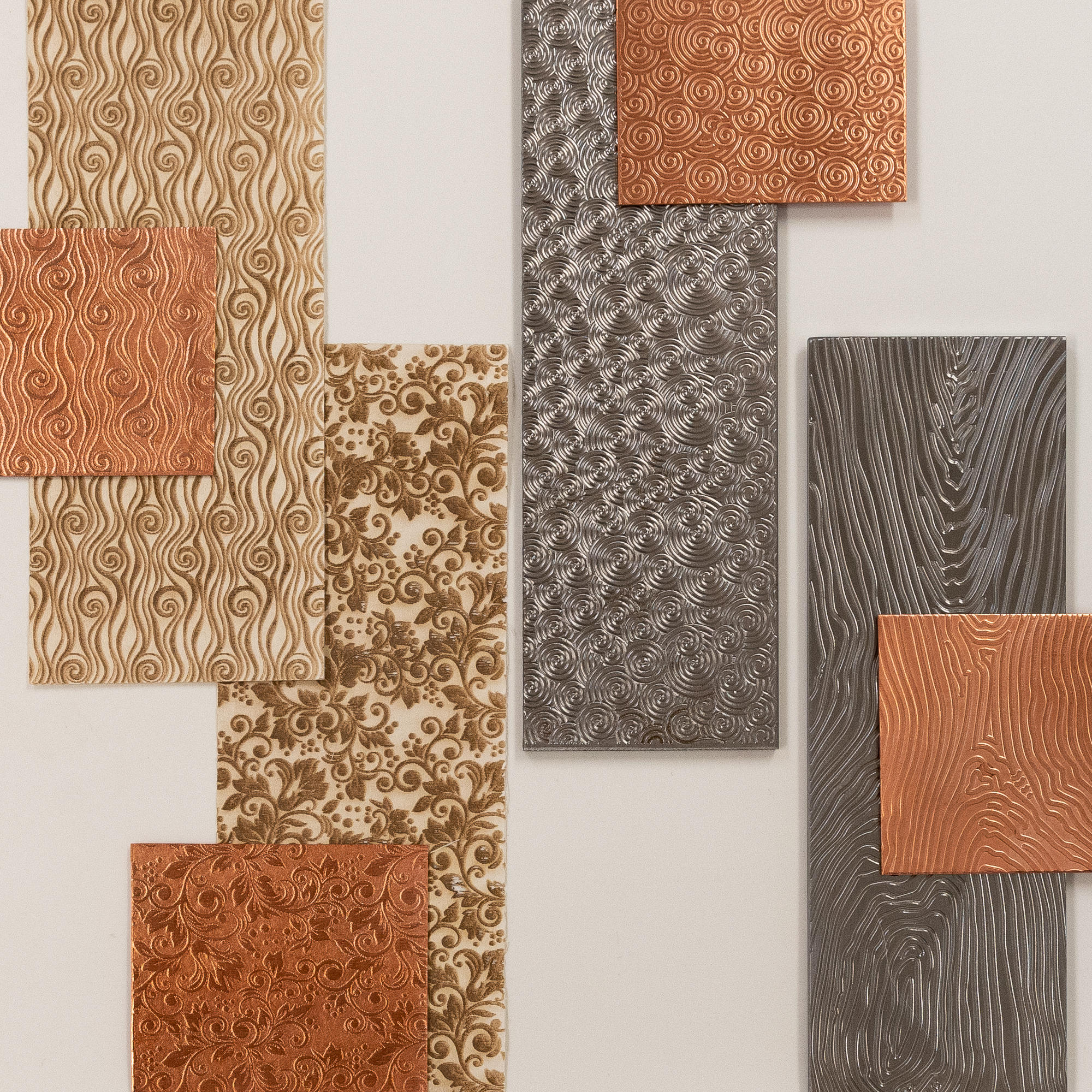 Texture Metal using the Rolling Mill