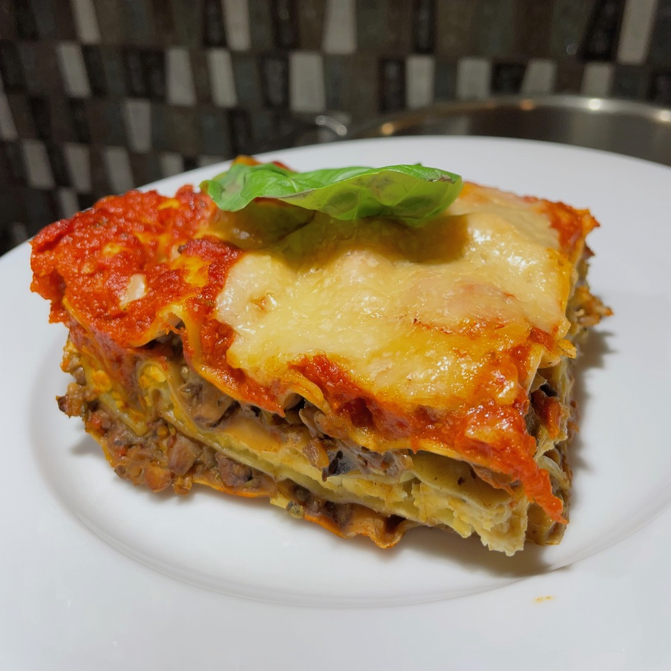 Make-and-Bake Full-Size Veggie Lasagna