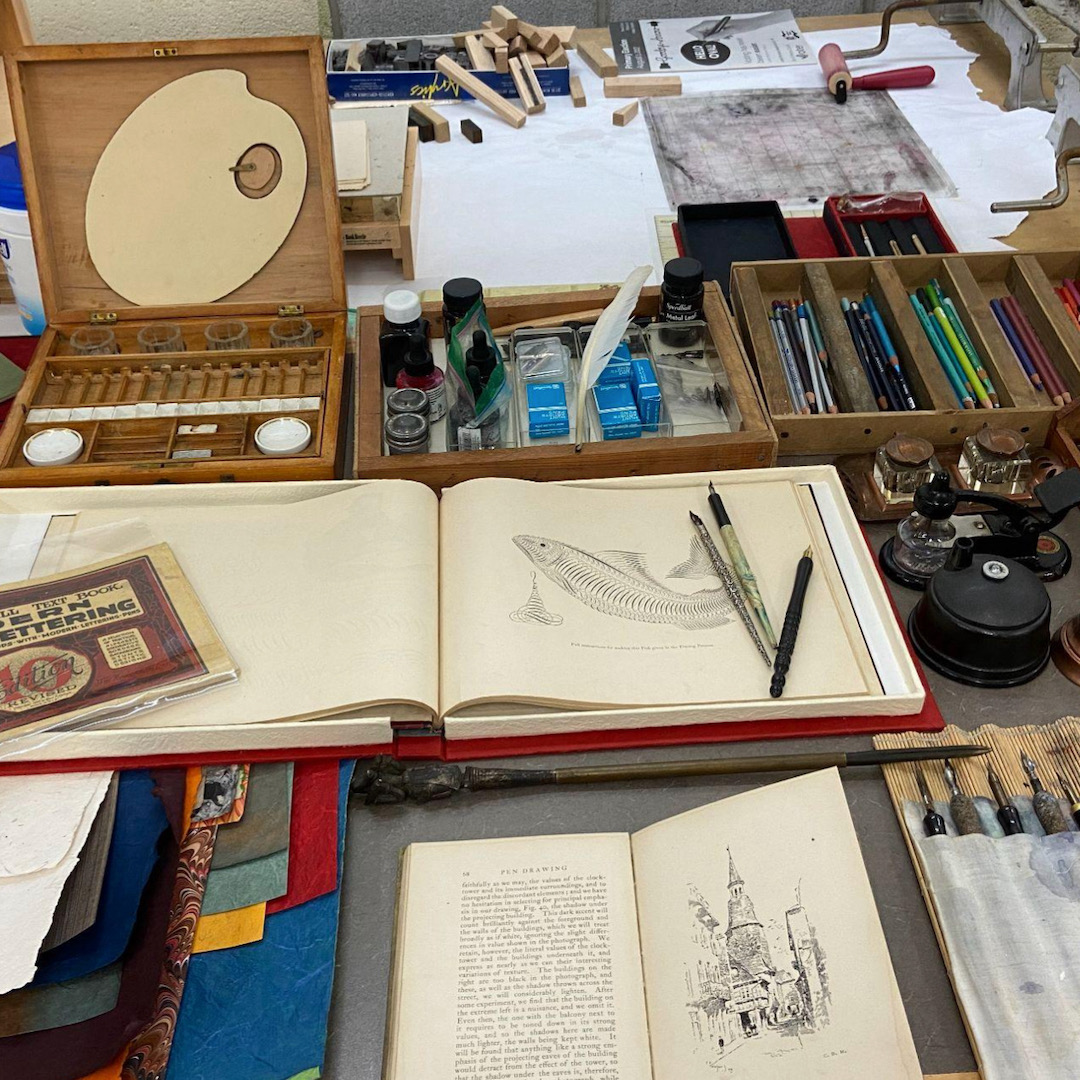 Exploring Historic Book Artists' Tools
