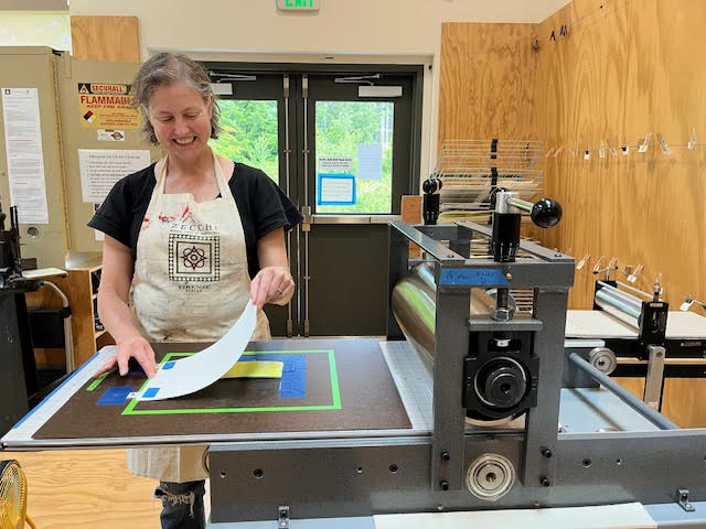 Celebrate Our New Etching Press