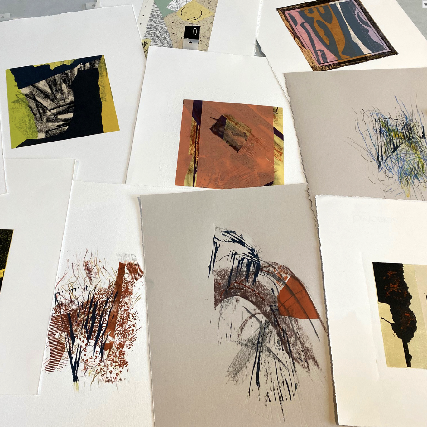 Experimental Linocut