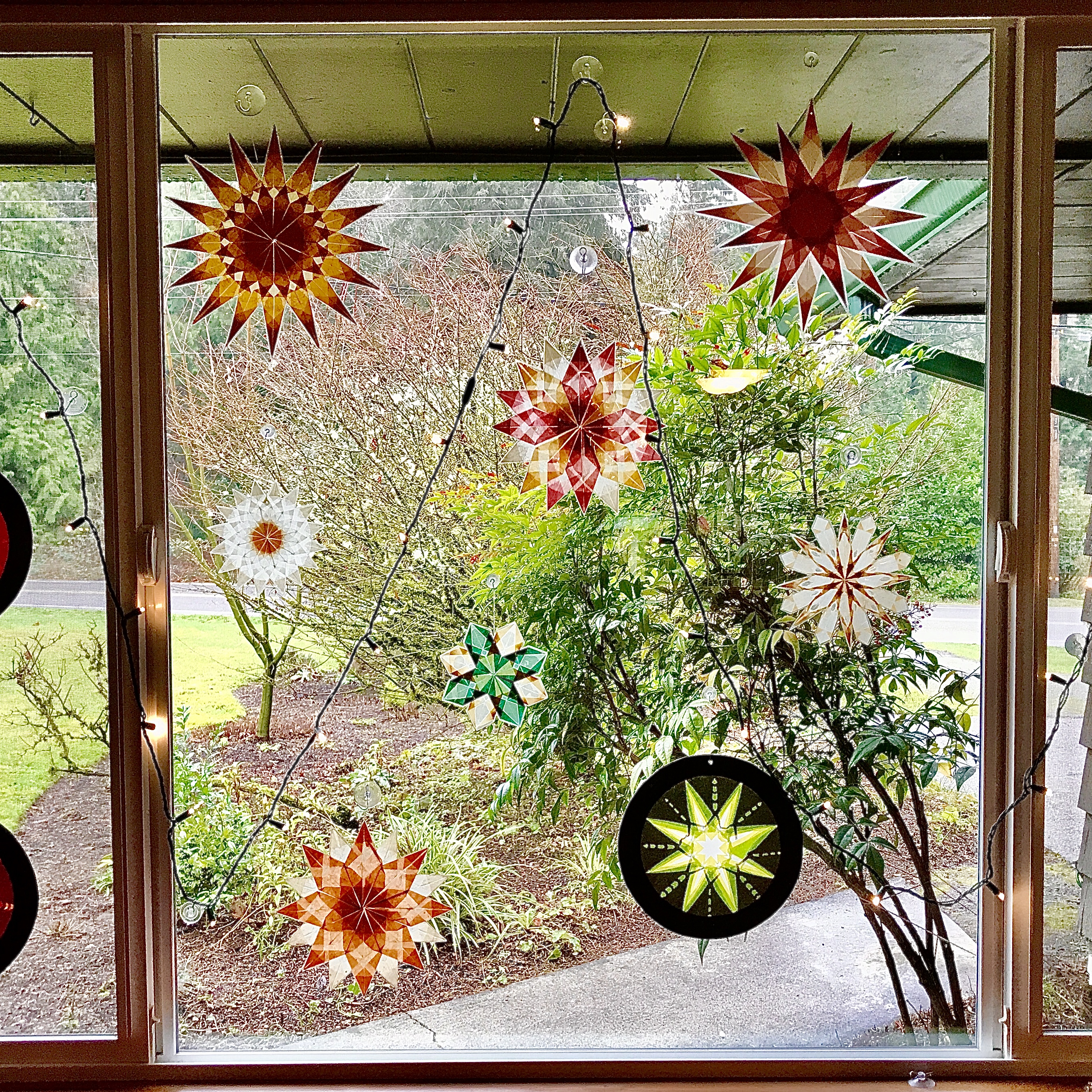 Folded Star Ornaments