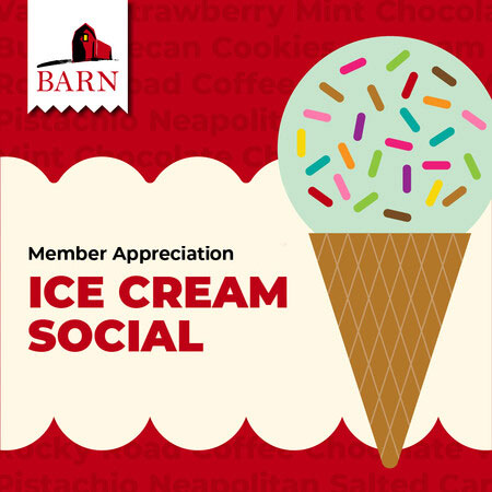 BARN Member Appreciation: Ice Cream Social